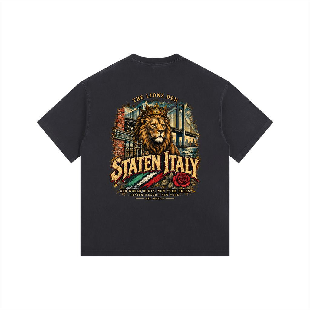 Staten Italy Vintage-Washed Tee