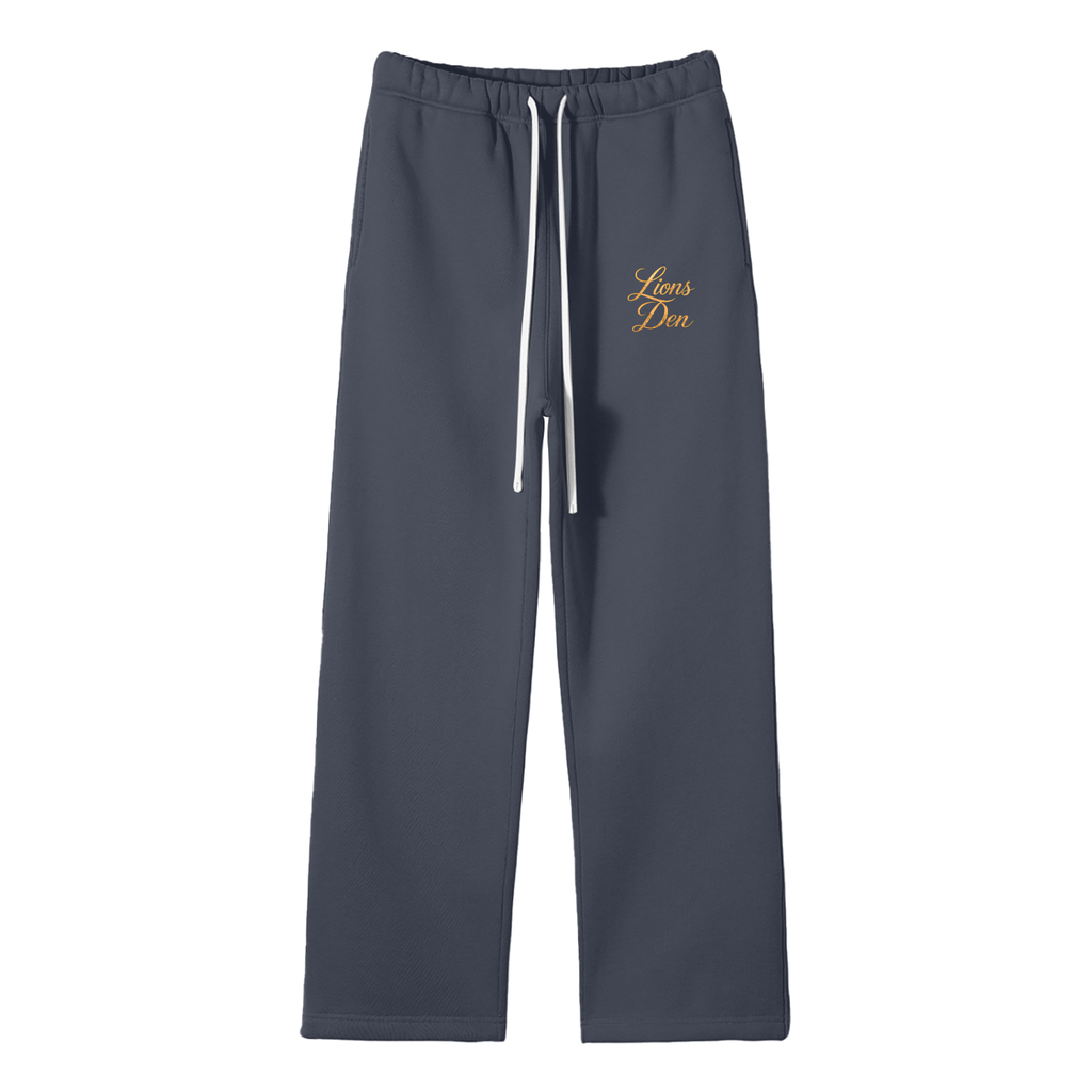 Lions Den Script Straight-Leg Fleece Pants