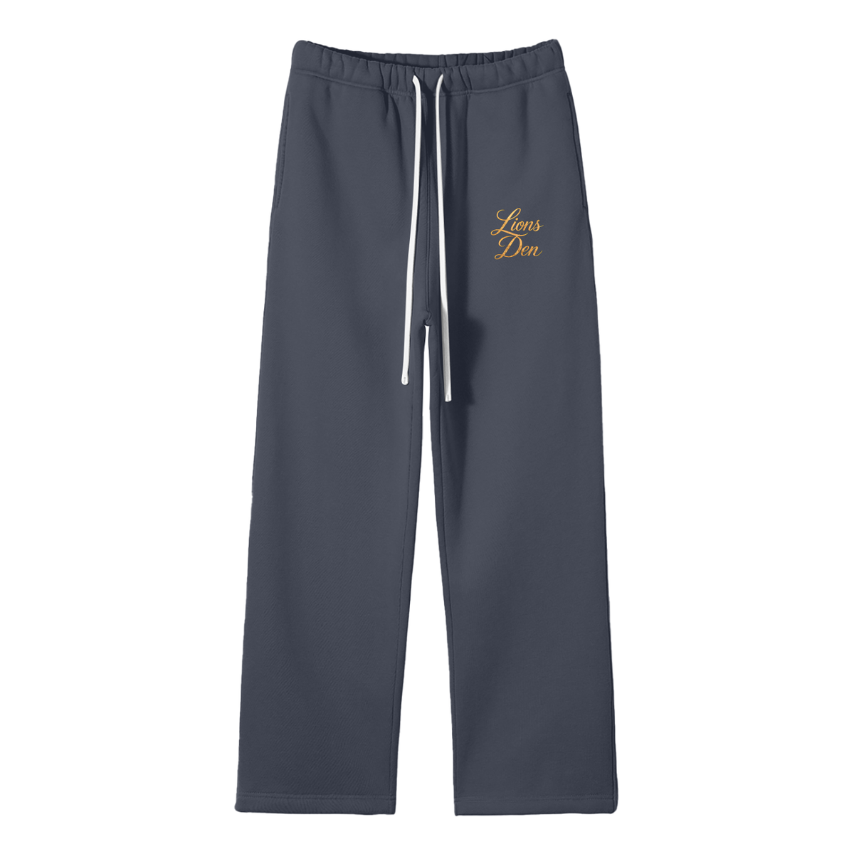 Lions Den Script Straight-Leg Fleece Pants