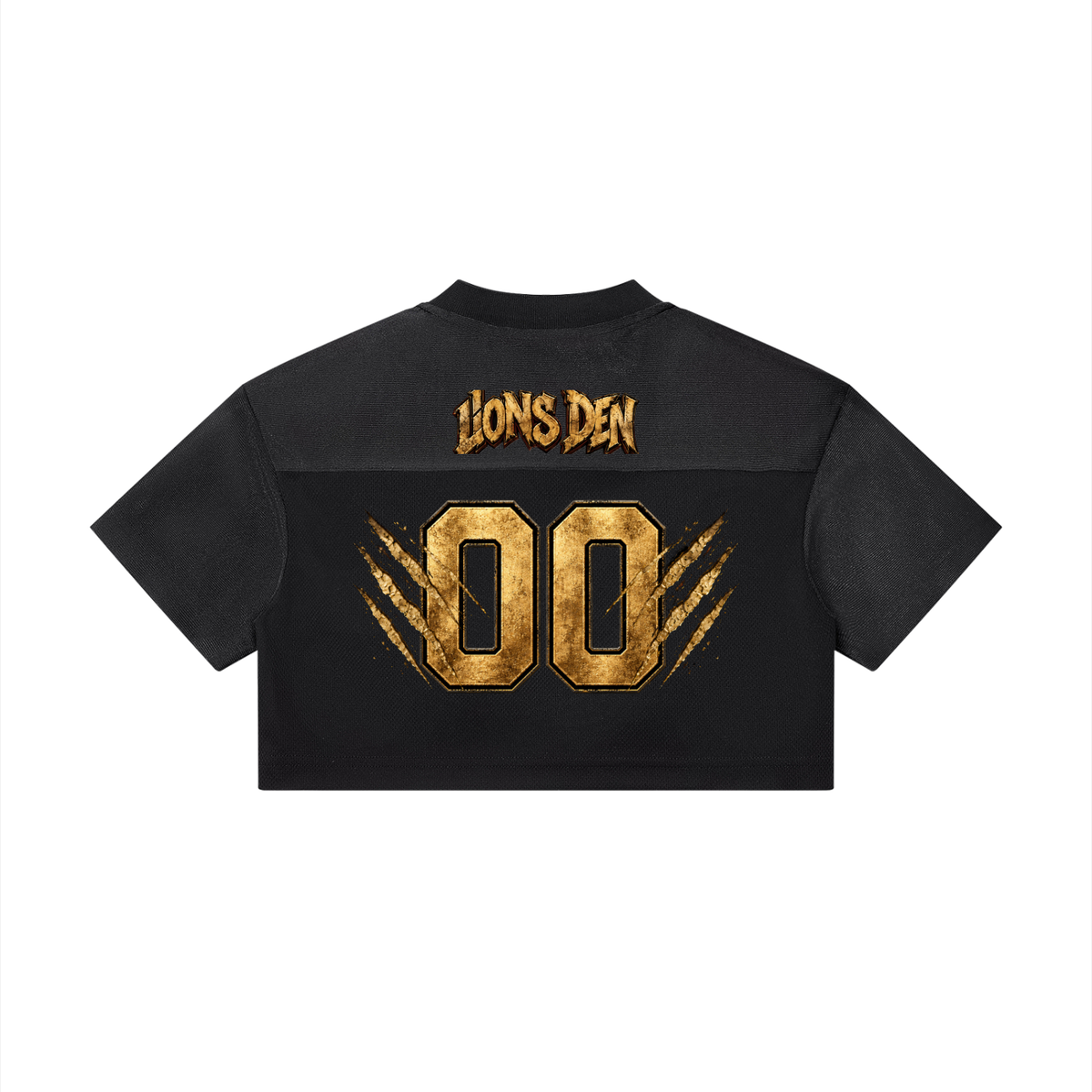 Lions Den The Pride women's cropped paneled V-neck jersey product view 2