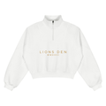 Lions Den MMXXVI Cropped Quarter-Zip Sweatshirt