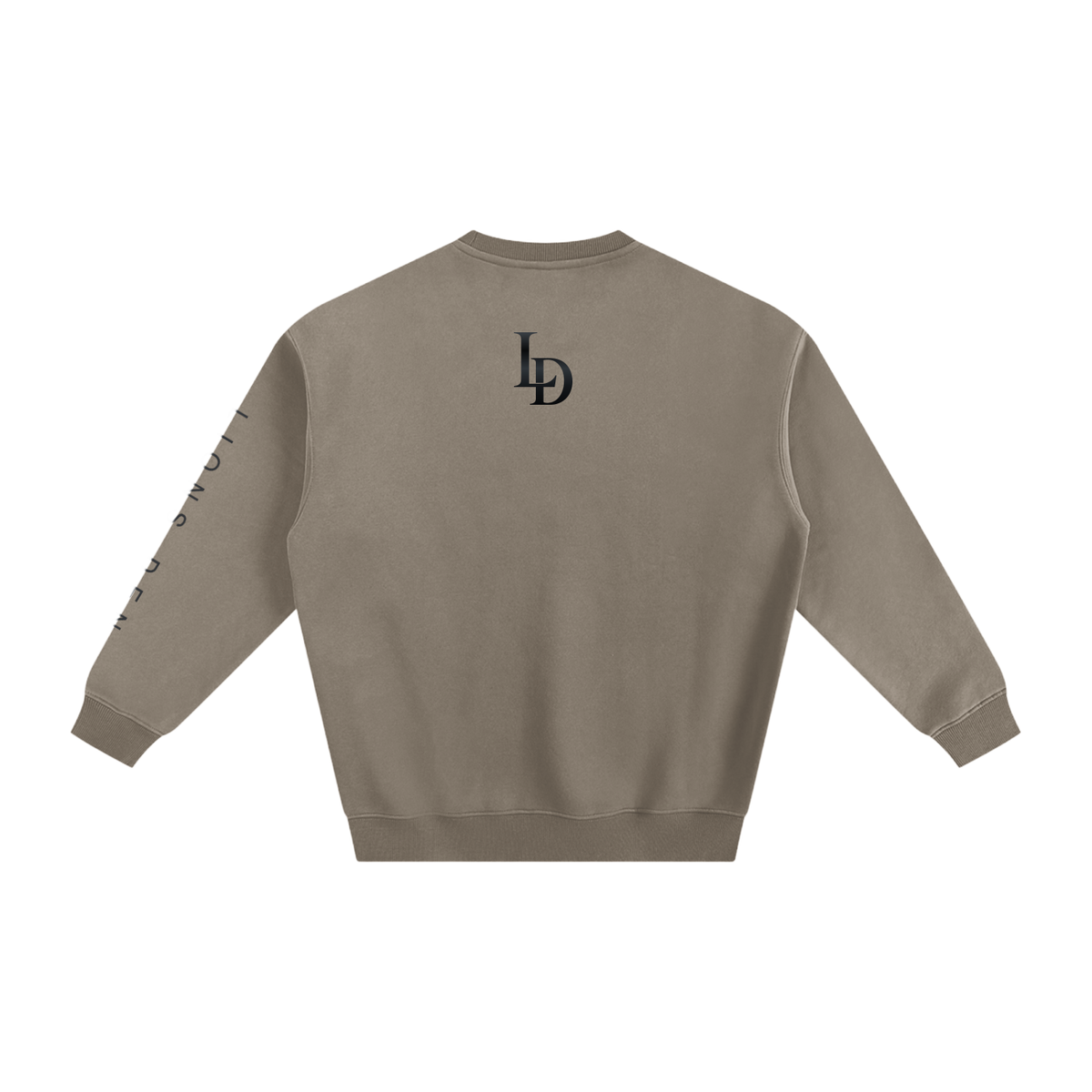 Lions Den EST. 2026 Monogram Fleece Crewneck