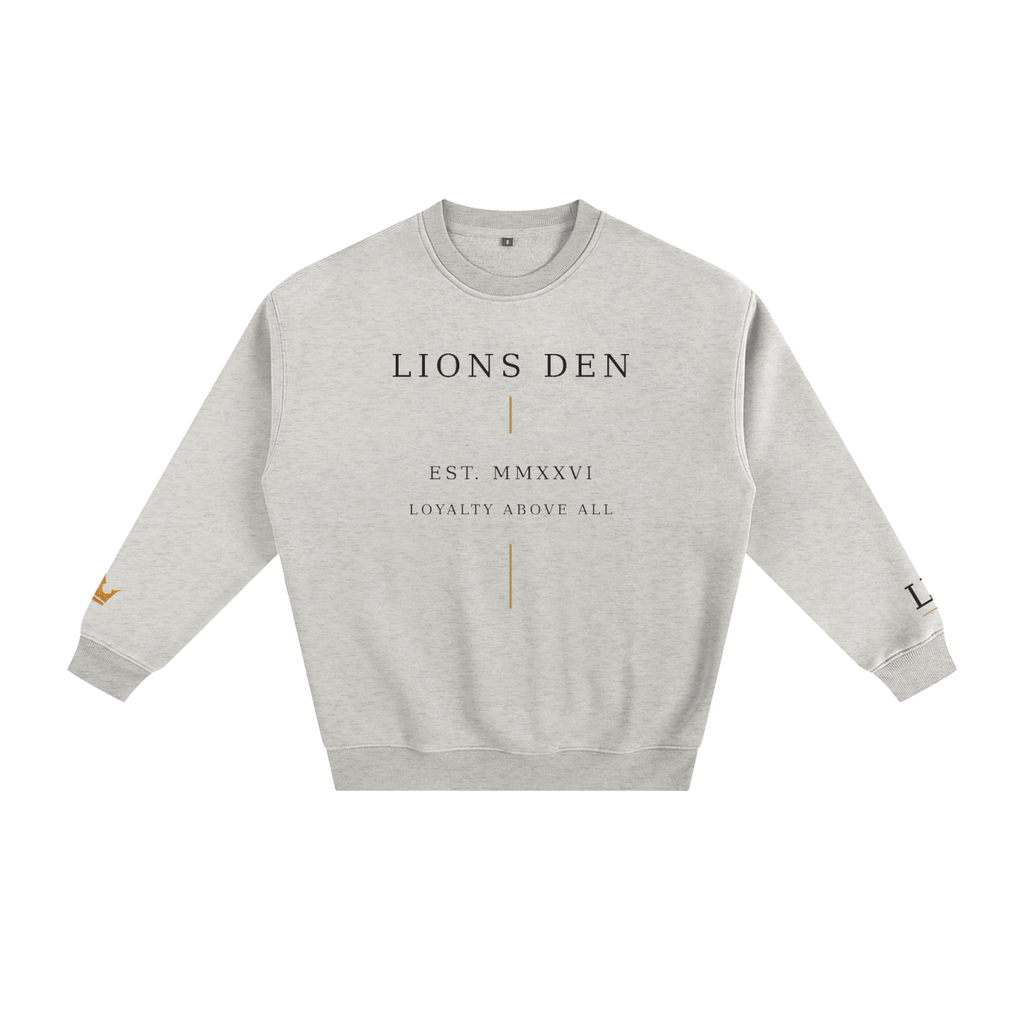Loyalty Above All Vertical-Mark Fleece Crewneck