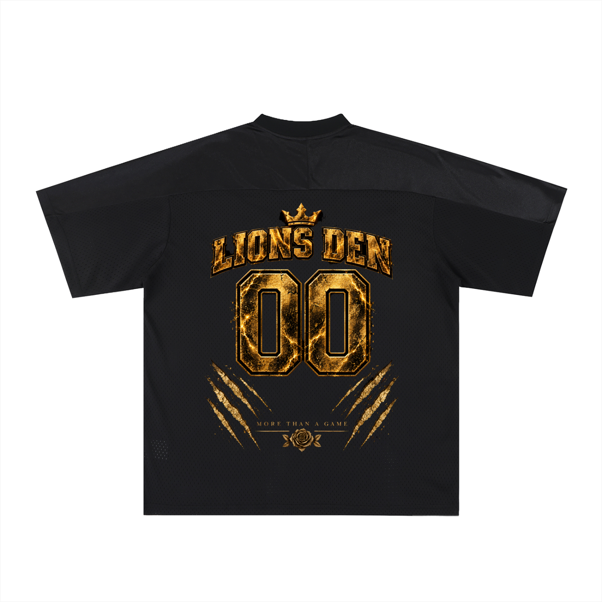 Twin Lion Eyes 00 Oversized Mesh Soccer Jersey