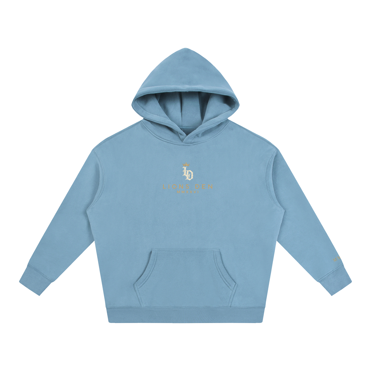 Crowned Gothic LD Oversized Fleece Hoodie