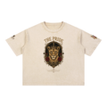 The Pride Lioness Emblem Mineral-Wash Boxy Tee