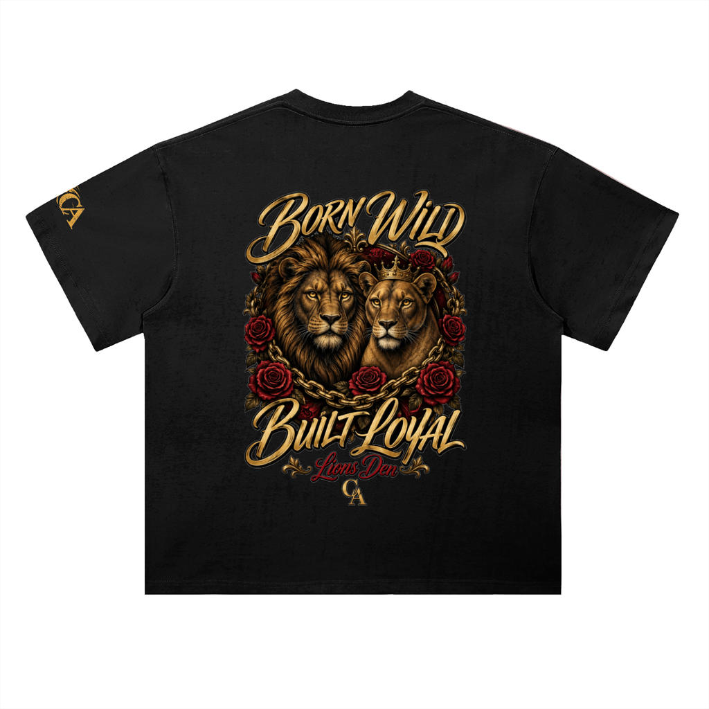 Heavyweight Drop Shoulder Cotton T-Shirt