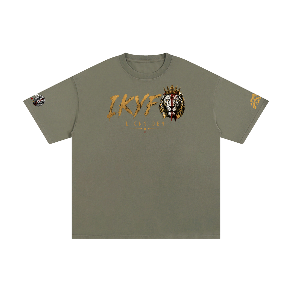 IKYF Lion White Pure Cotton Tee