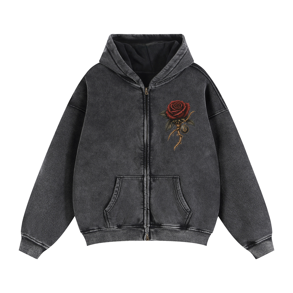One Den One Pride Snow-Wash Zip Hoodie
