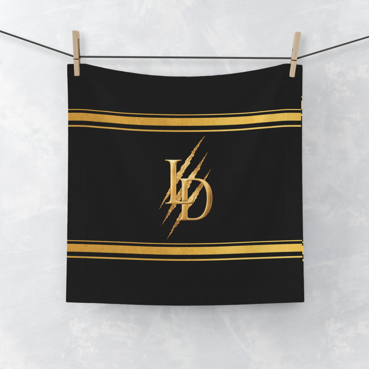 LD Monogram Face Towel