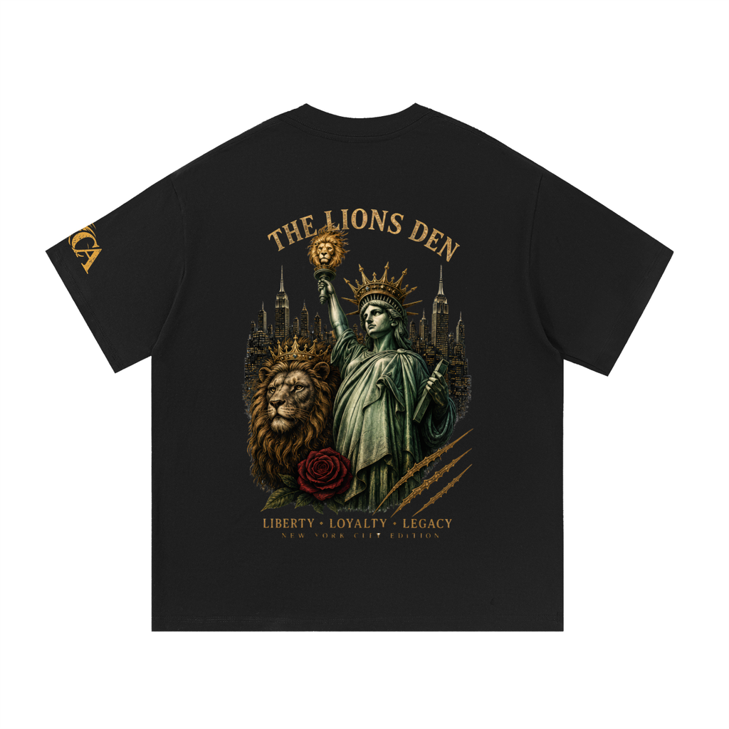 Crowned Lion Crest Essential Cotton Tee