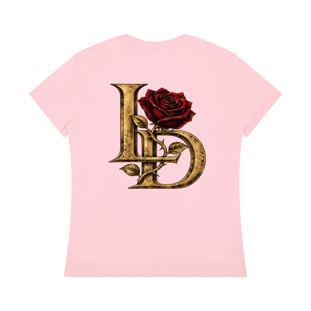 LD Rose Women’s Regular-Fit Crewneck Tee
