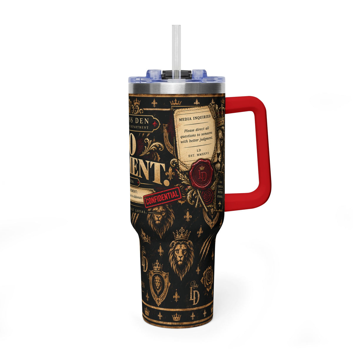 No Comment Lions Den Vacuum Tumbler, 40oz
