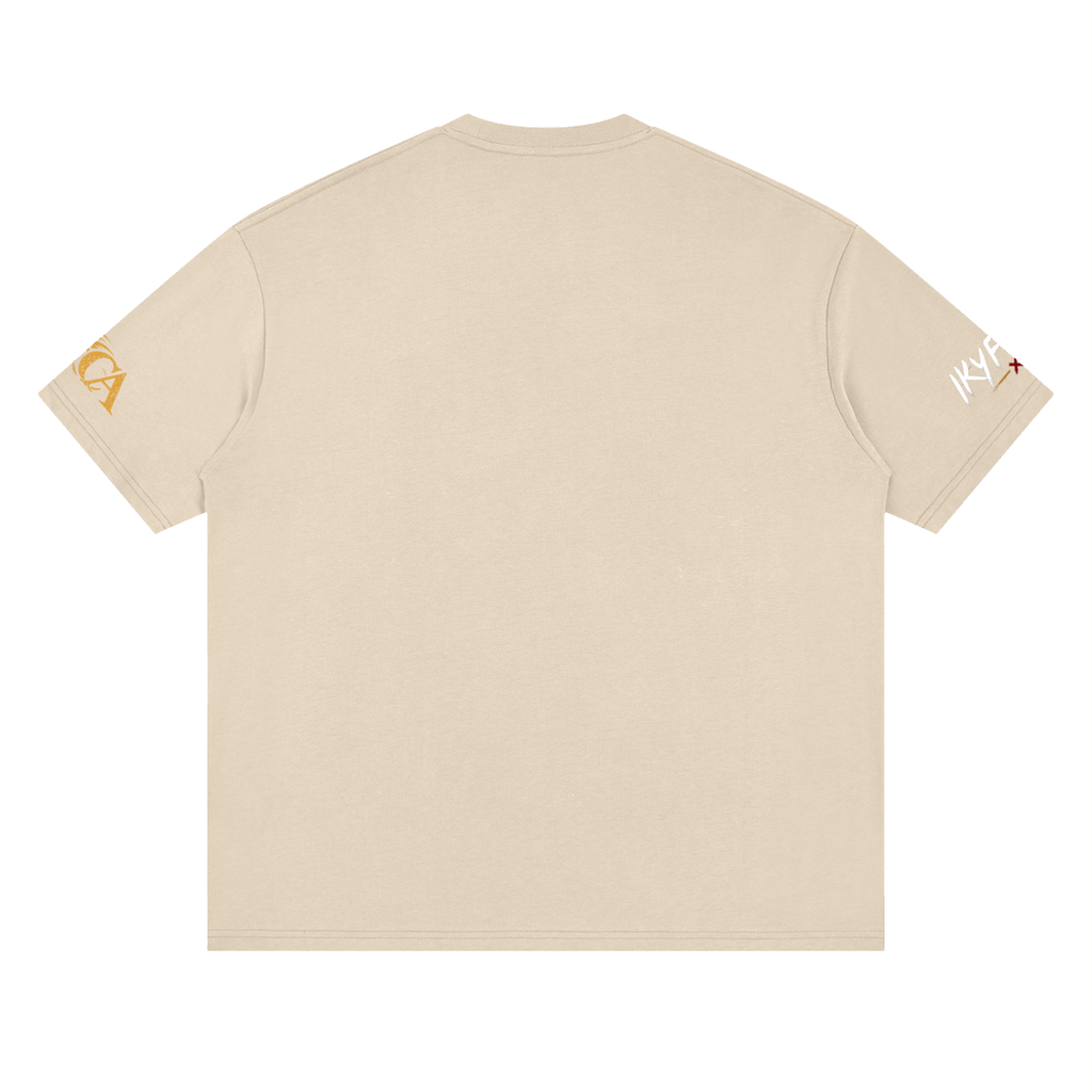IKYF Lion Streetwear Drop-Shoulder Tee