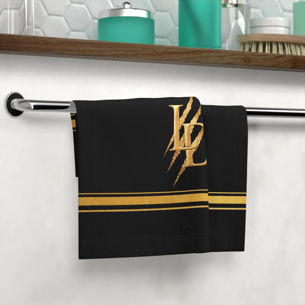 LD Monogram Face Towel