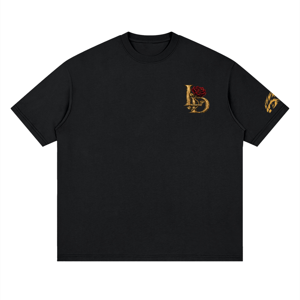 LD Ruby Monogram Streetwear Drop-Shoulder Tee