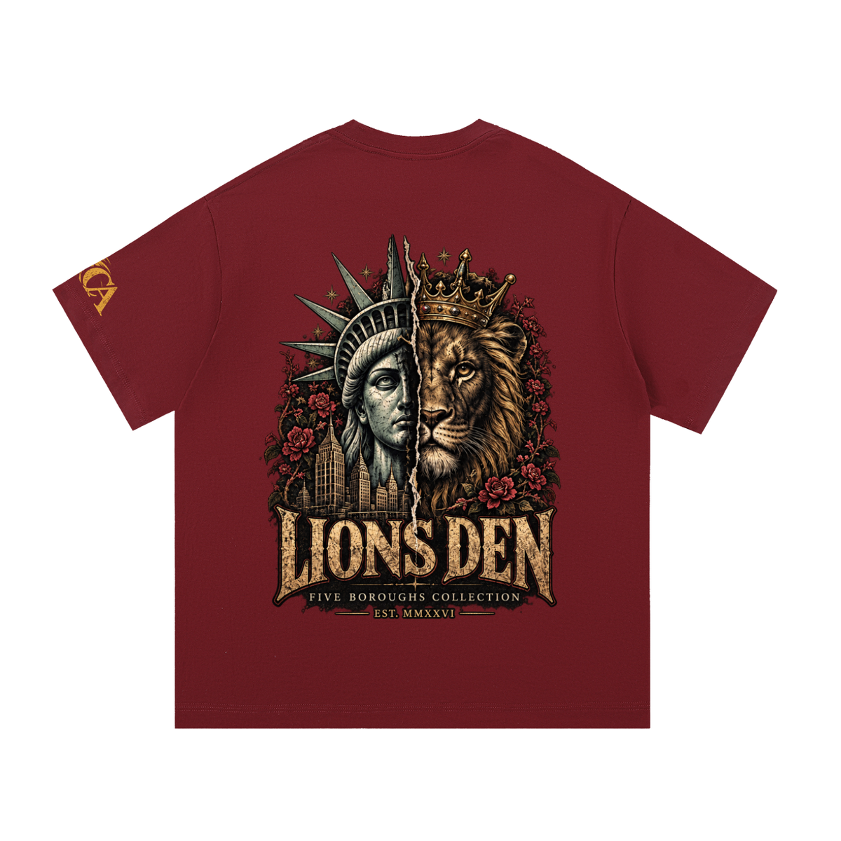 Liberty & Lion Five Boroughs Oversized Tee
