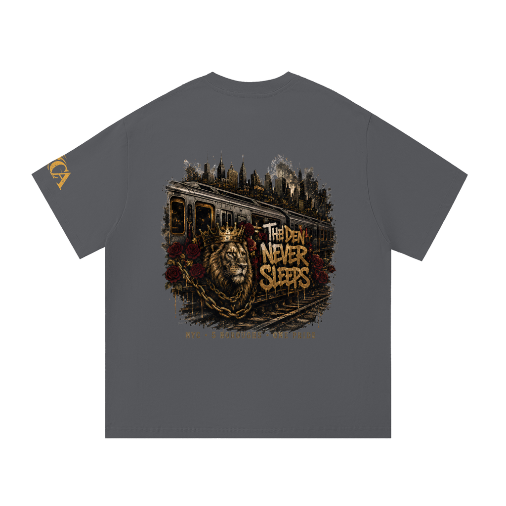 The Den Never Sleeps Subway Oversized Tee