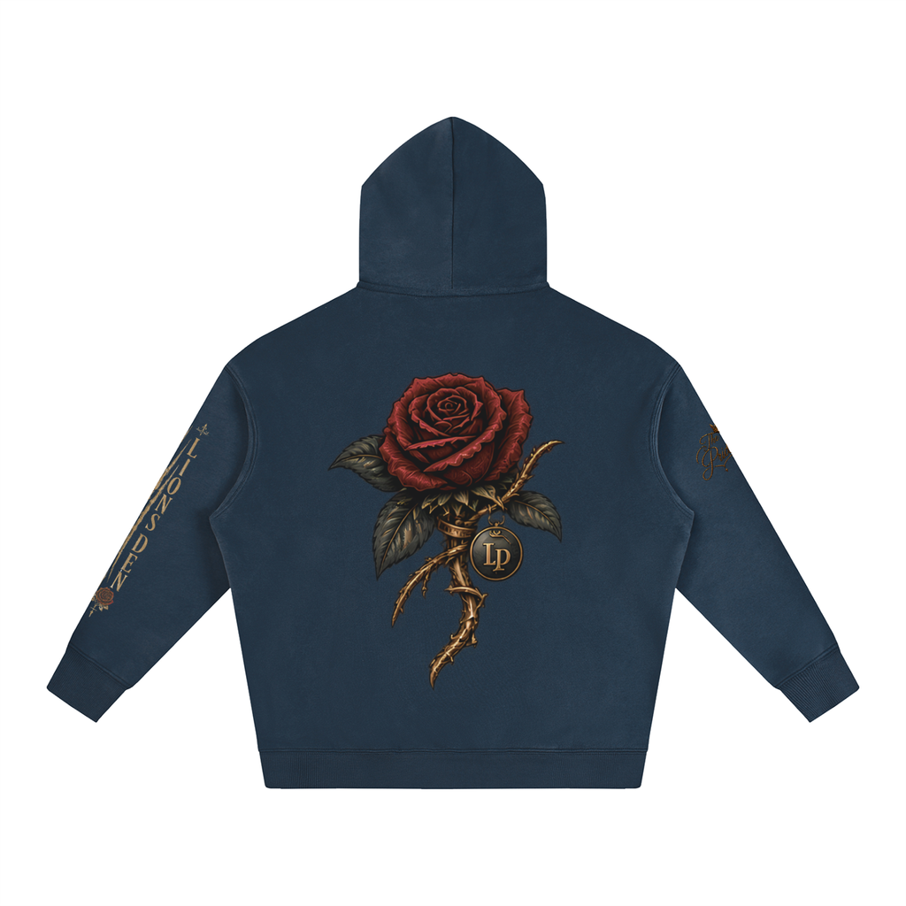 MMXXVI Crown & Rose Oversized Fleece Hoodie