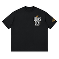Crowned Lions Den Stack Streetwear Drop-Shoulder Tee
