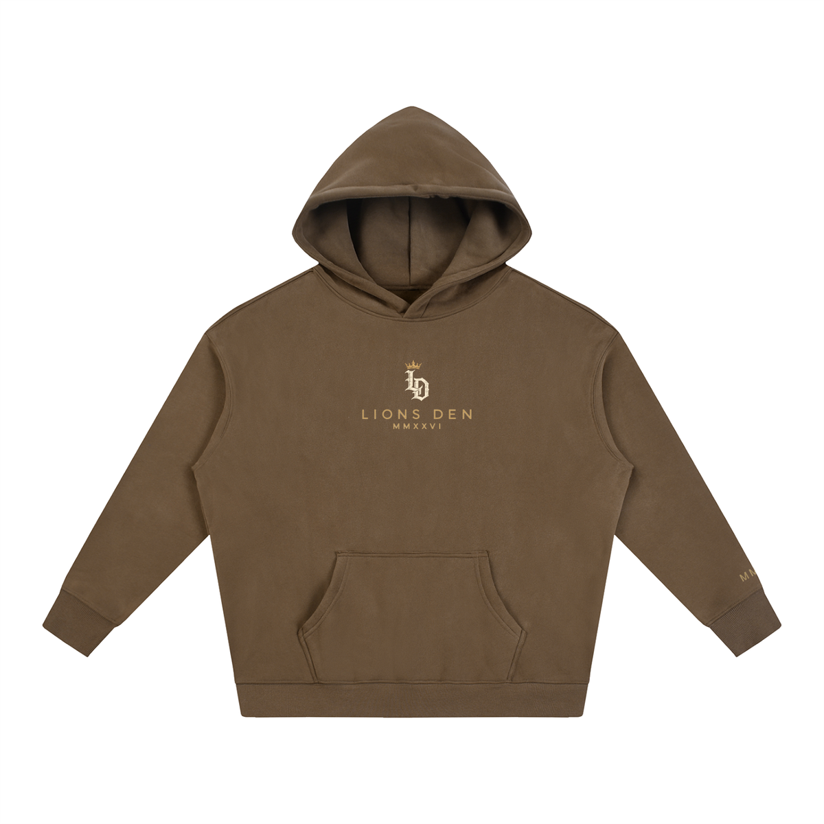 Crowned Gothic LD Oversized Fleece Hoodie