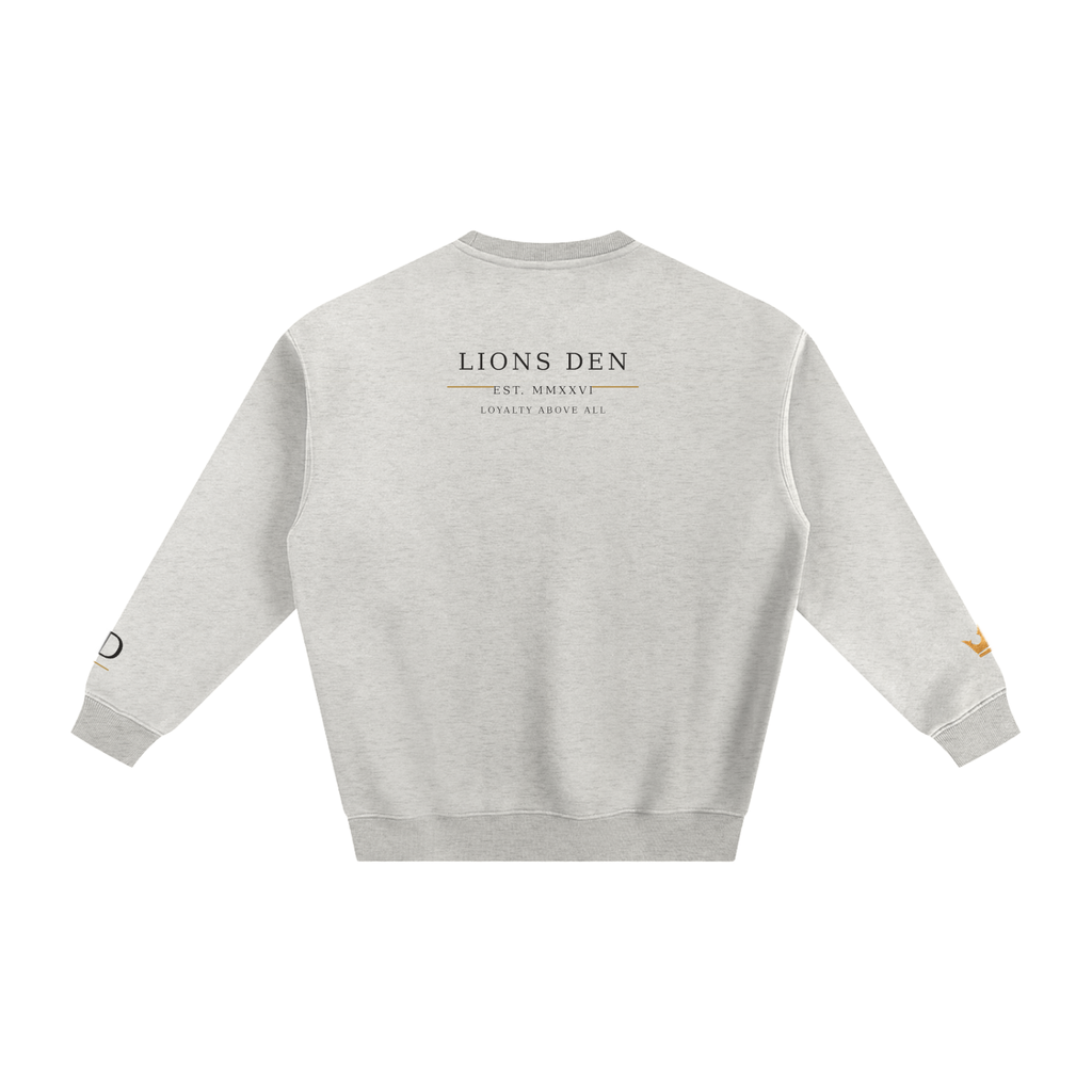 Loyalty Above All Vertical-Mark Fleece Crewneck