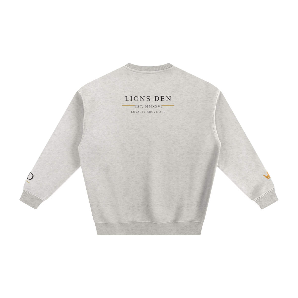 Loyalty Above All Vertical-Mark Fleece Crewneck