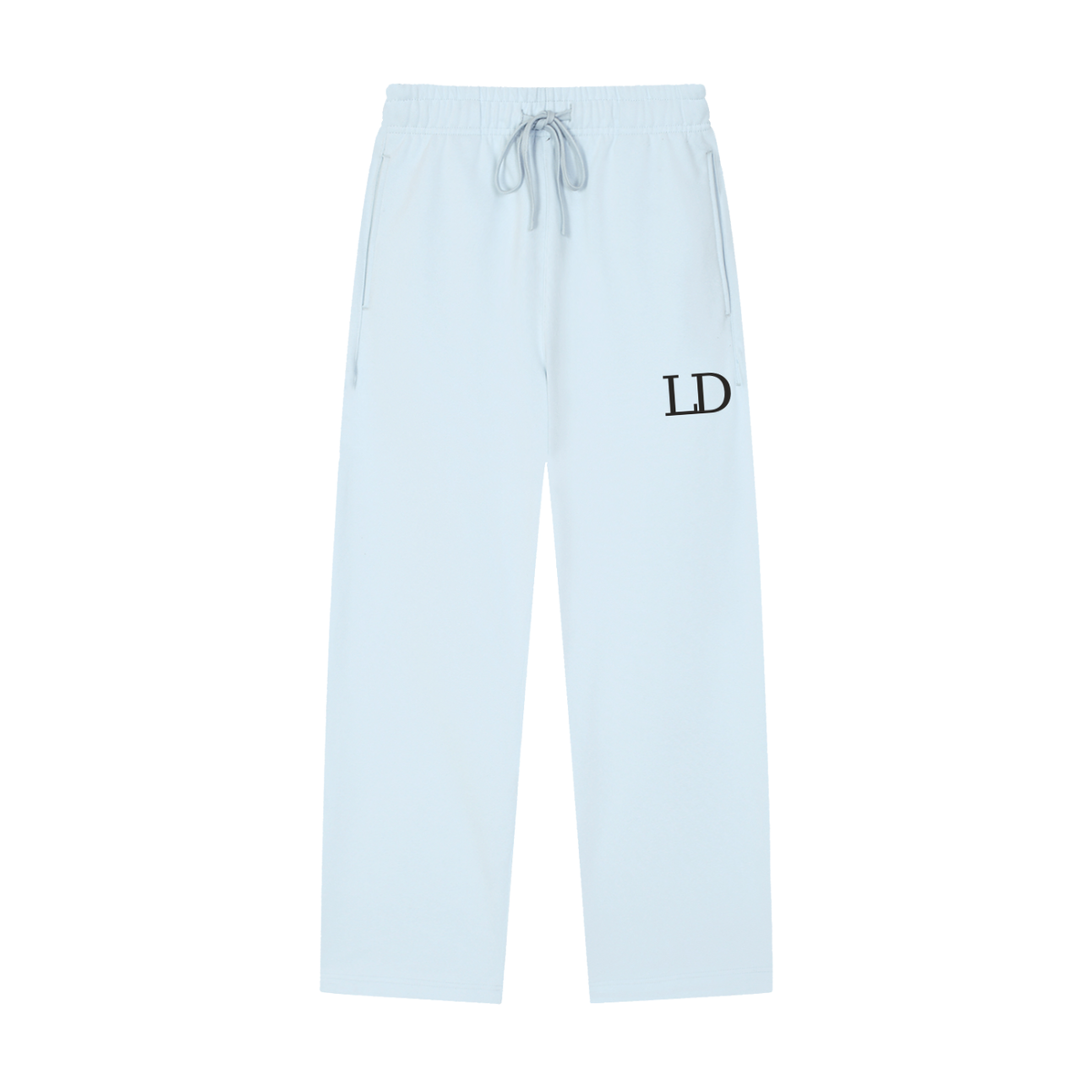 LD Minimal Straight-Leg Sweatpants
