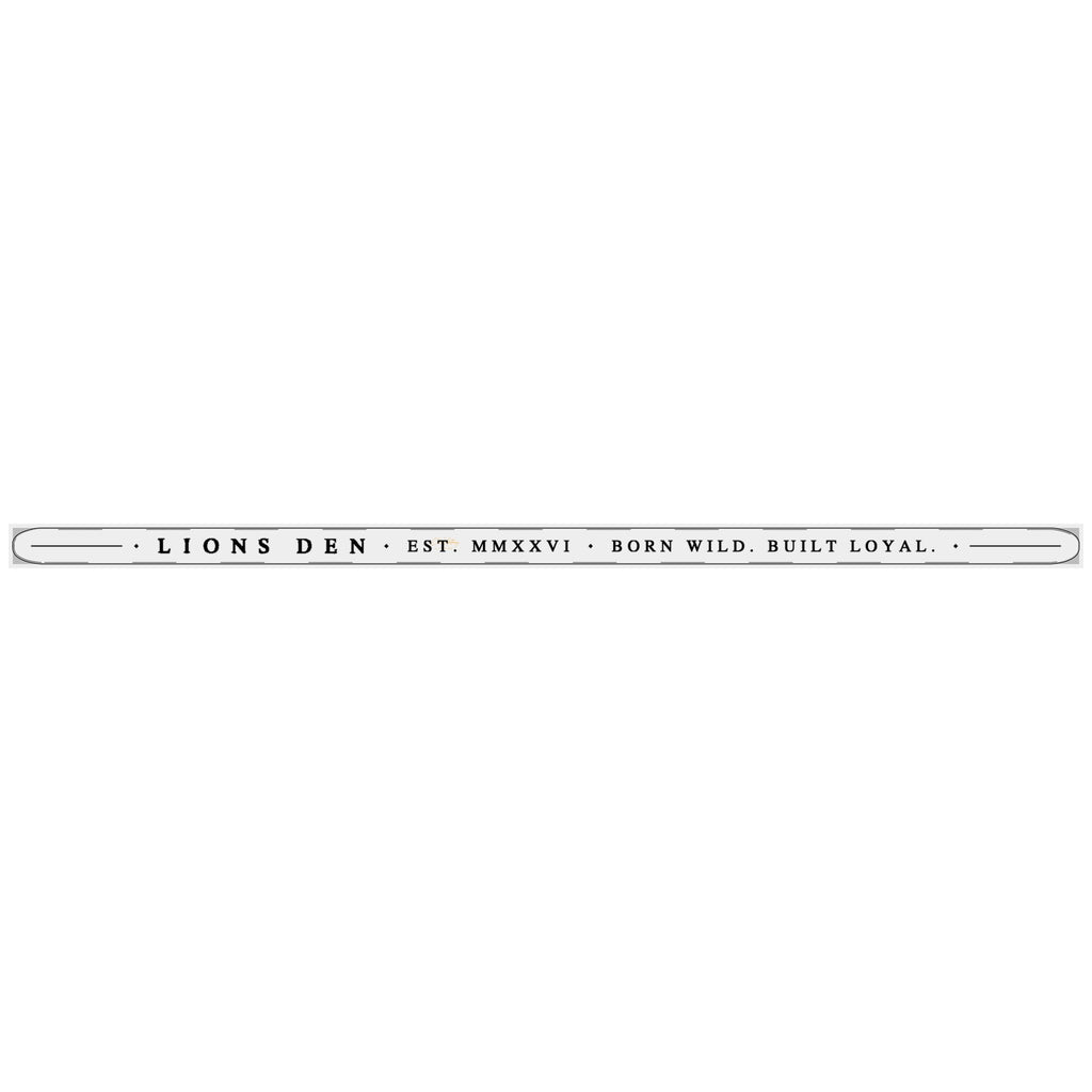 Lions Den Heritage Engraved Bangle