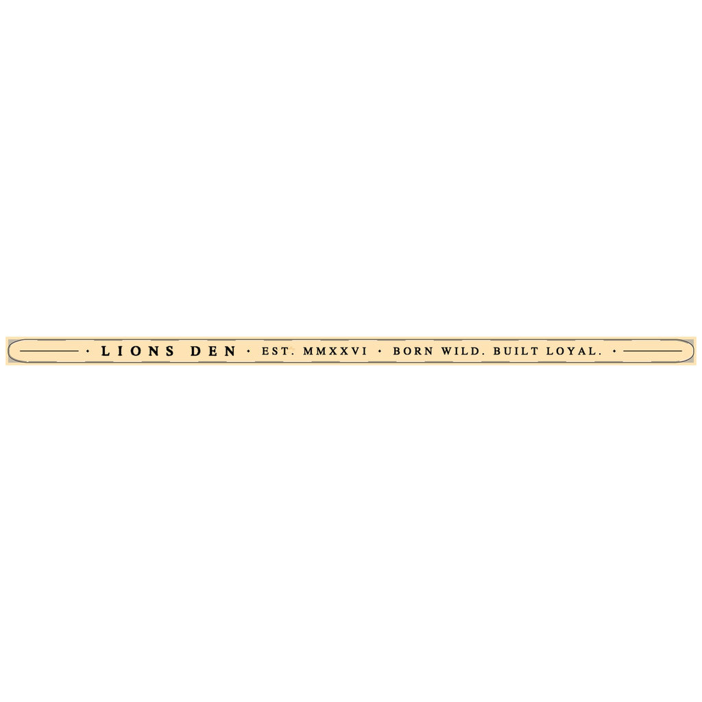 Lions Den Heritage Engraved Bangle