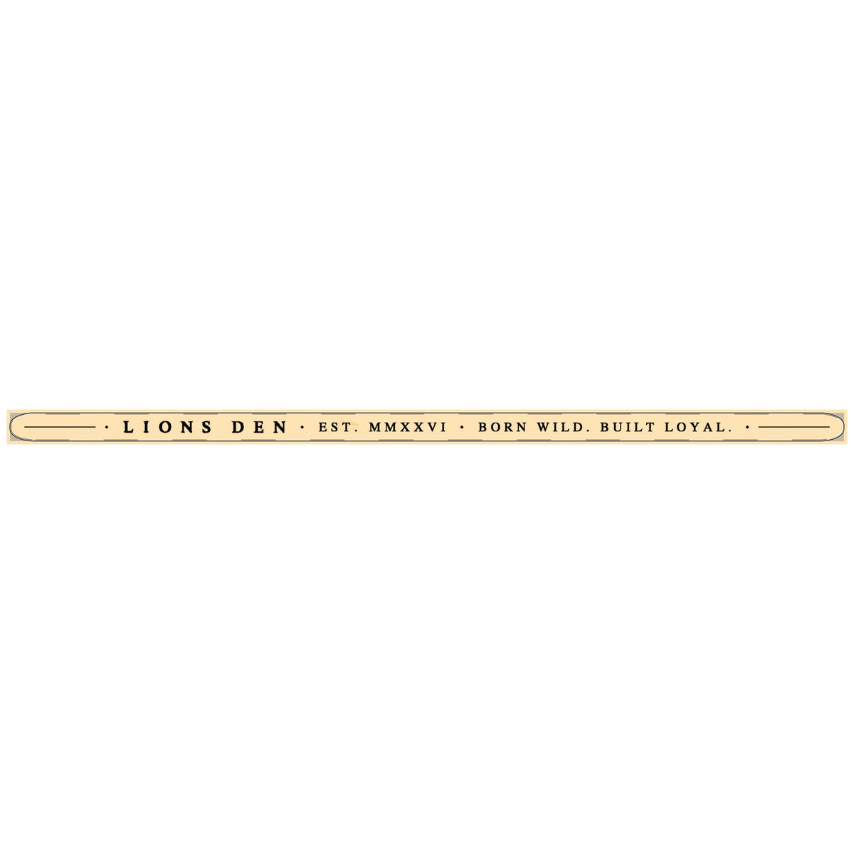 Lions Den Heritage Engraved Bangle