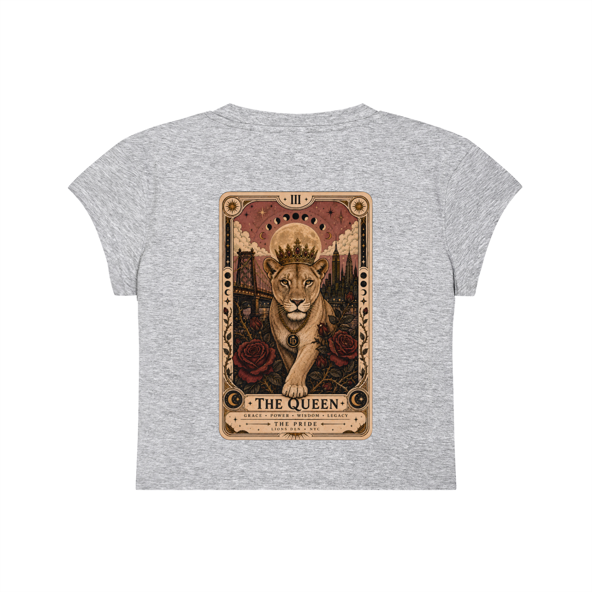 The Queen Lioness Women’s Cropped Tee