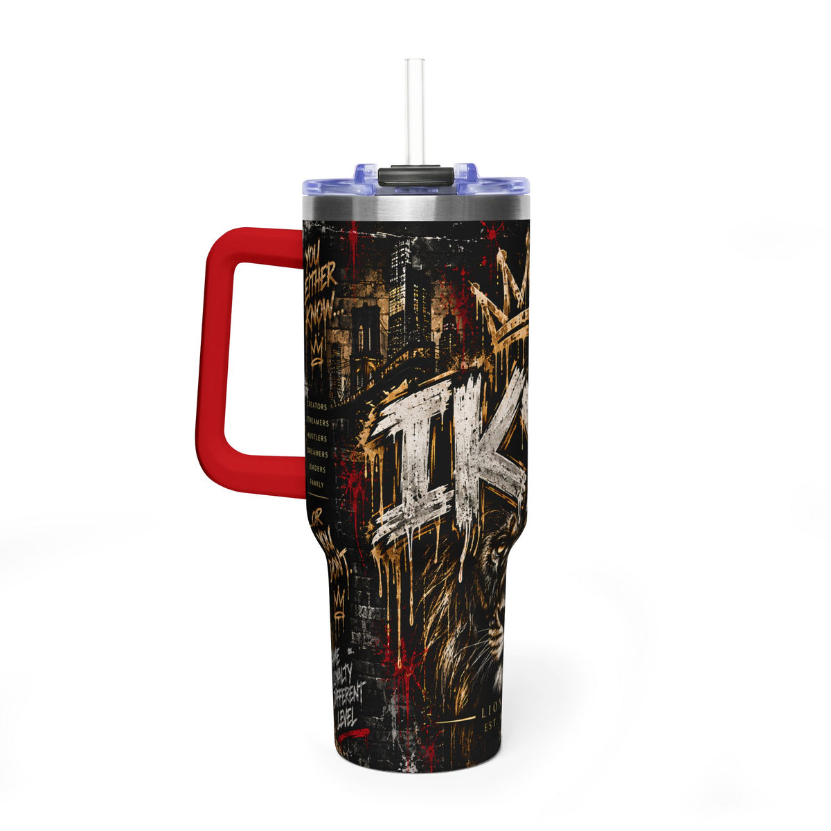 IKYF🦁 Lions Den Tumbler, 40oz