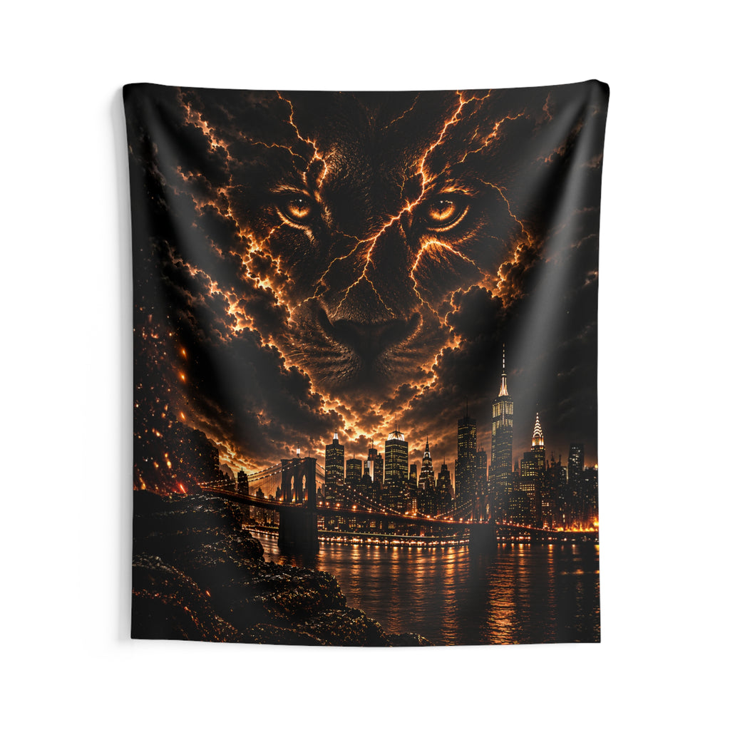 Fire in the Sky NYC Stream Backdrop