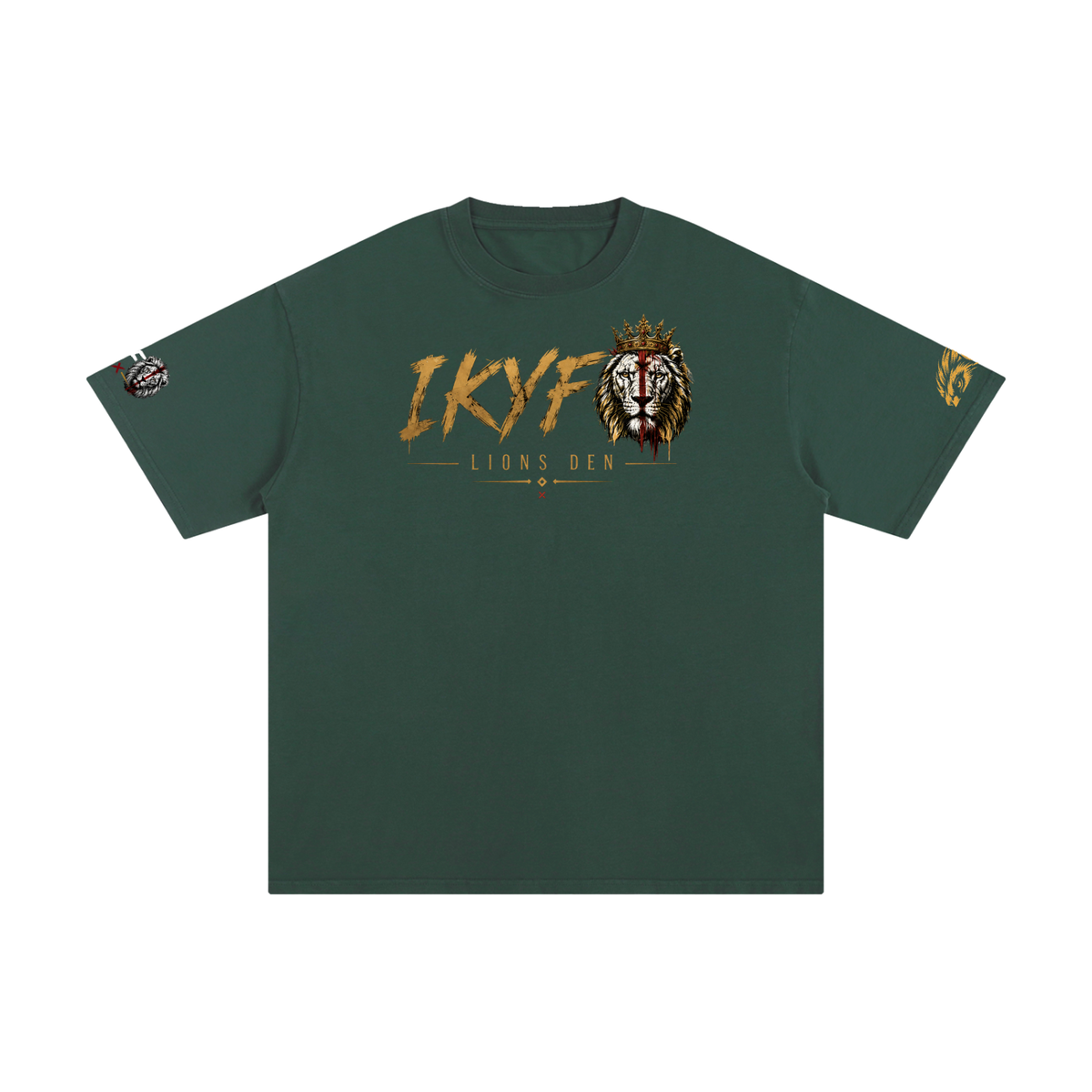 IKYF Lion White Pure Cotton Tee