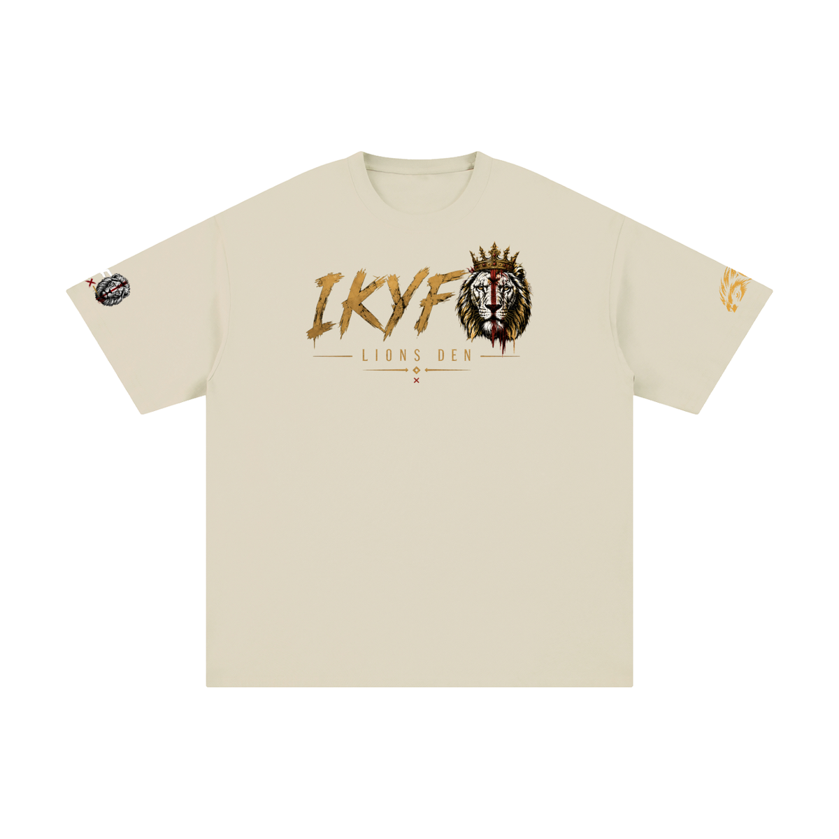 IKYF Lion White Pure Cotton Tee