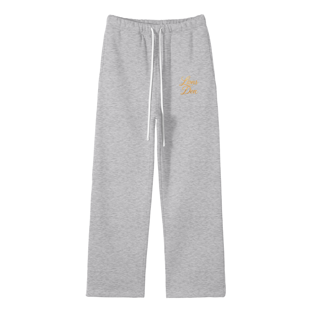Lions Den Script Straight-Leg Fleece Pants
