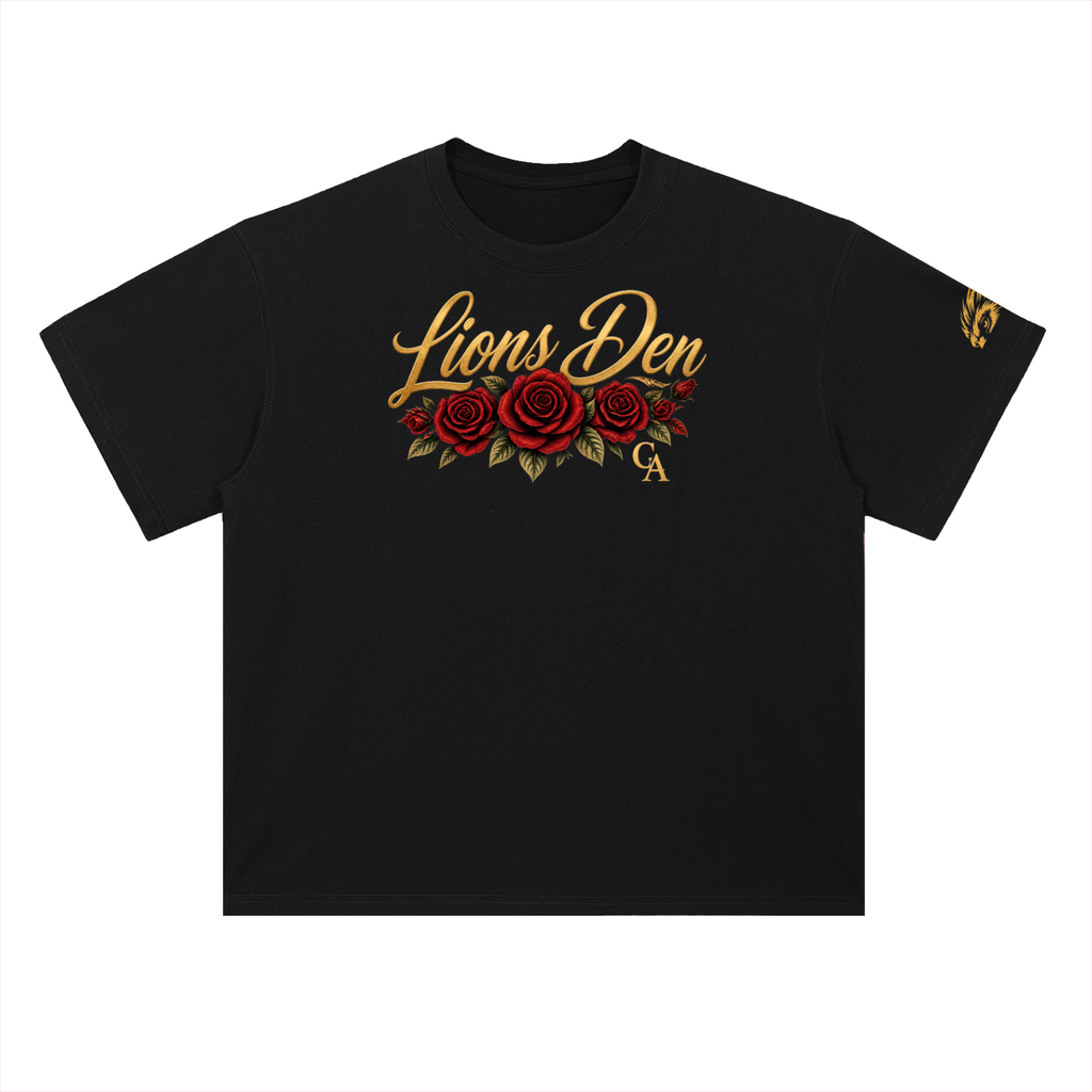 Heavyweight Drop Shoulder Cotton T-Shirt