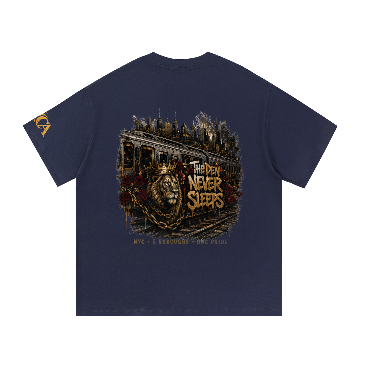 The Den Never Sleeps Subway Oversized Tee