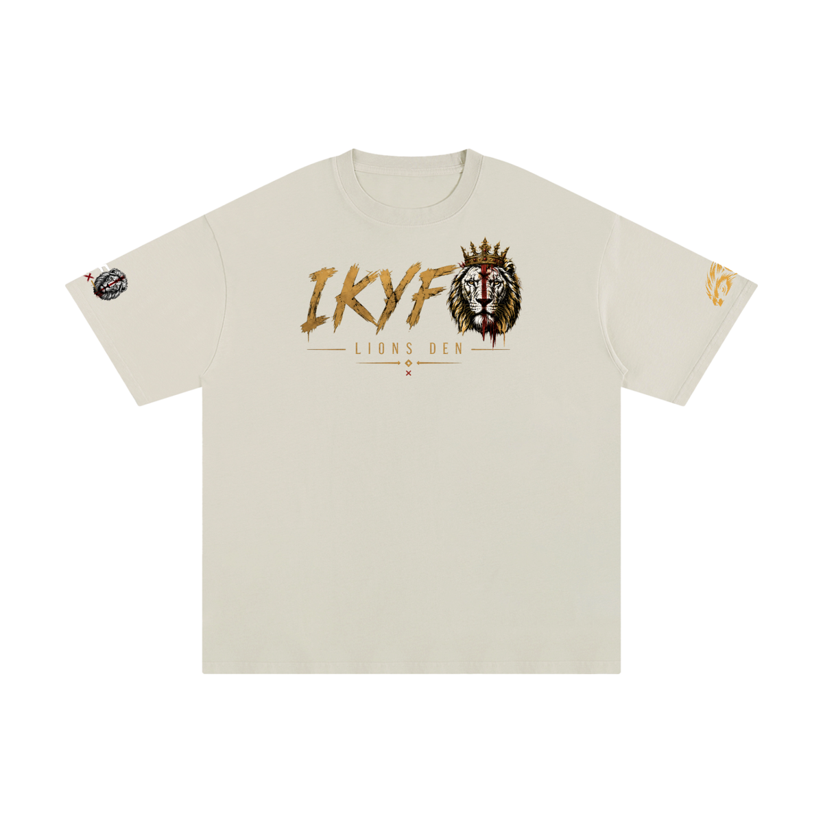 IKYF Lion White Pure Cotton Tee