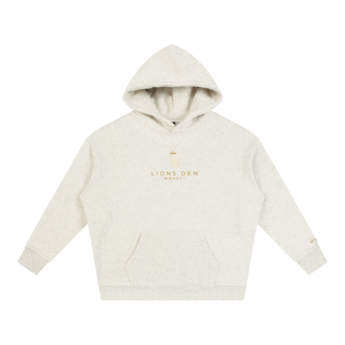 Crowned Gothic LD Oversized Fleece Hoodie