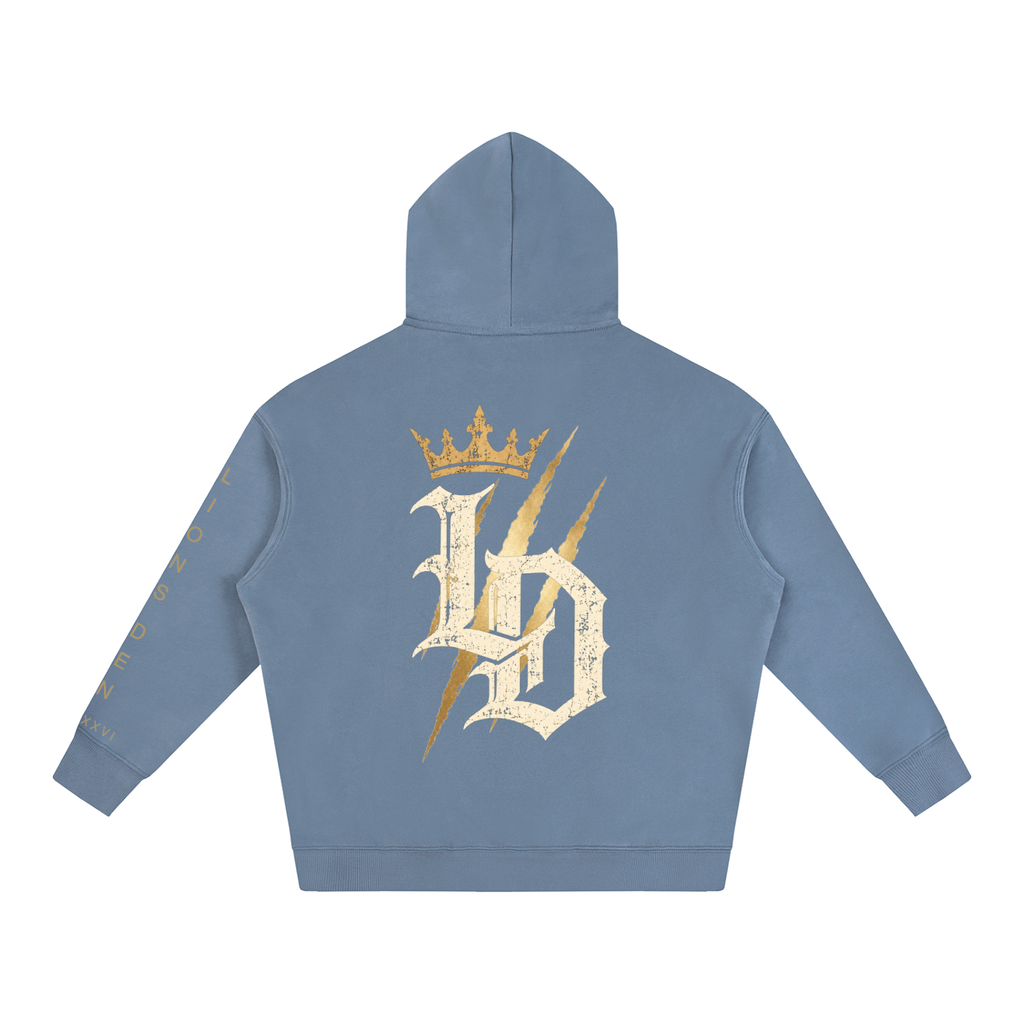 Crowned Gothic LD Oversized Fleece Hoodie