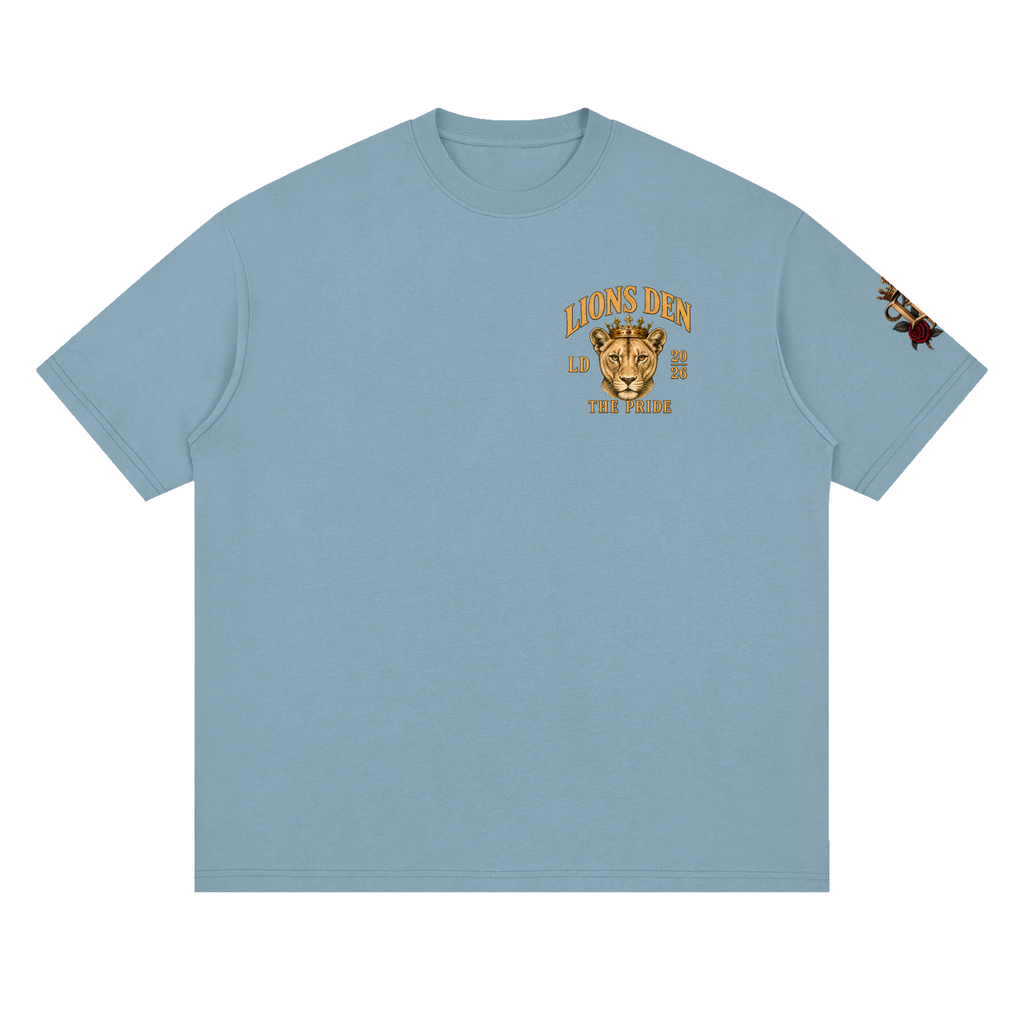 Built for the Pride Lion Streetwear Drop-Shoulder Tee