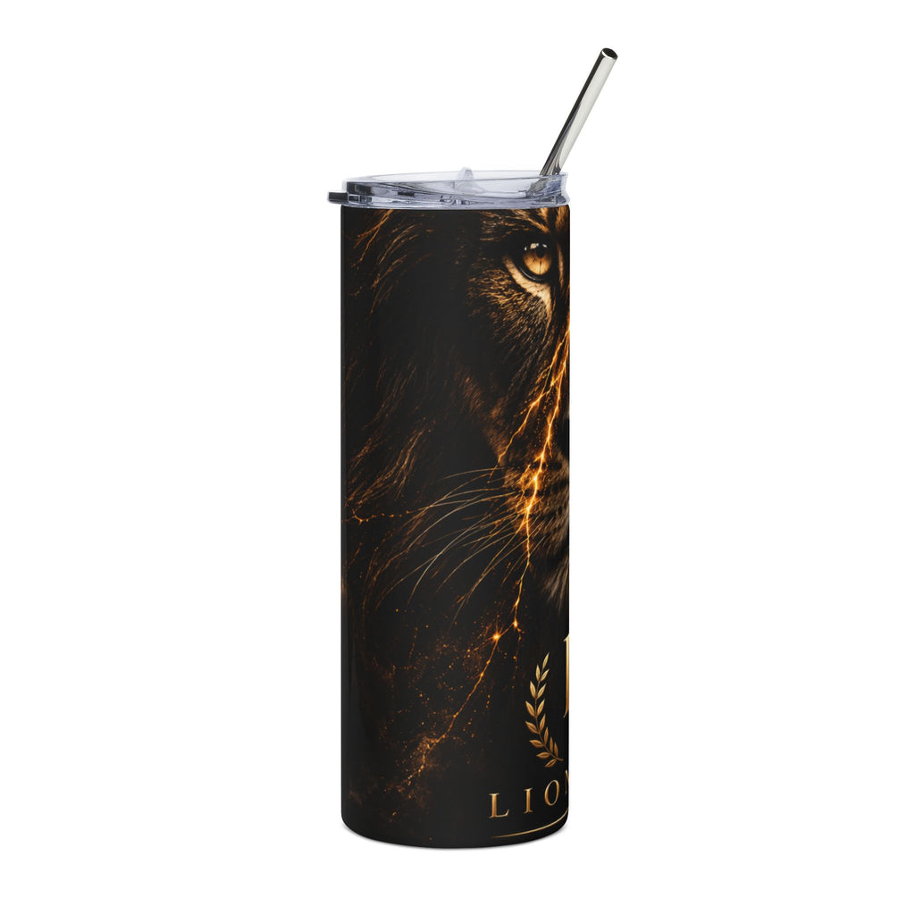 Lightning Lion Stainless Steel Tumbler, 20oz
