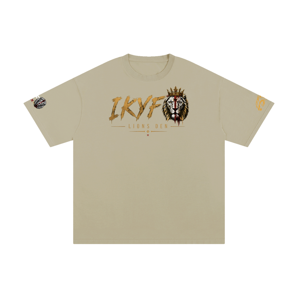 IKYF Lion White Pure Cotton Tee