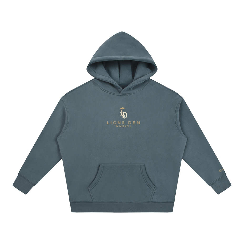 Crowned Gothic LD Oversized Fleece Hoodie