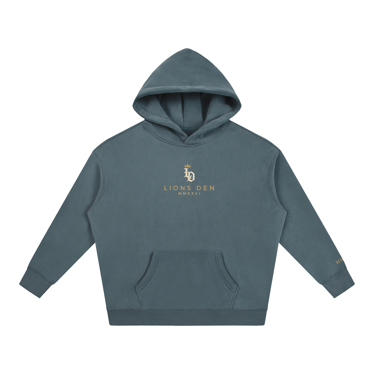 Crowned Gothic LD Oversized Fleece Hoodie