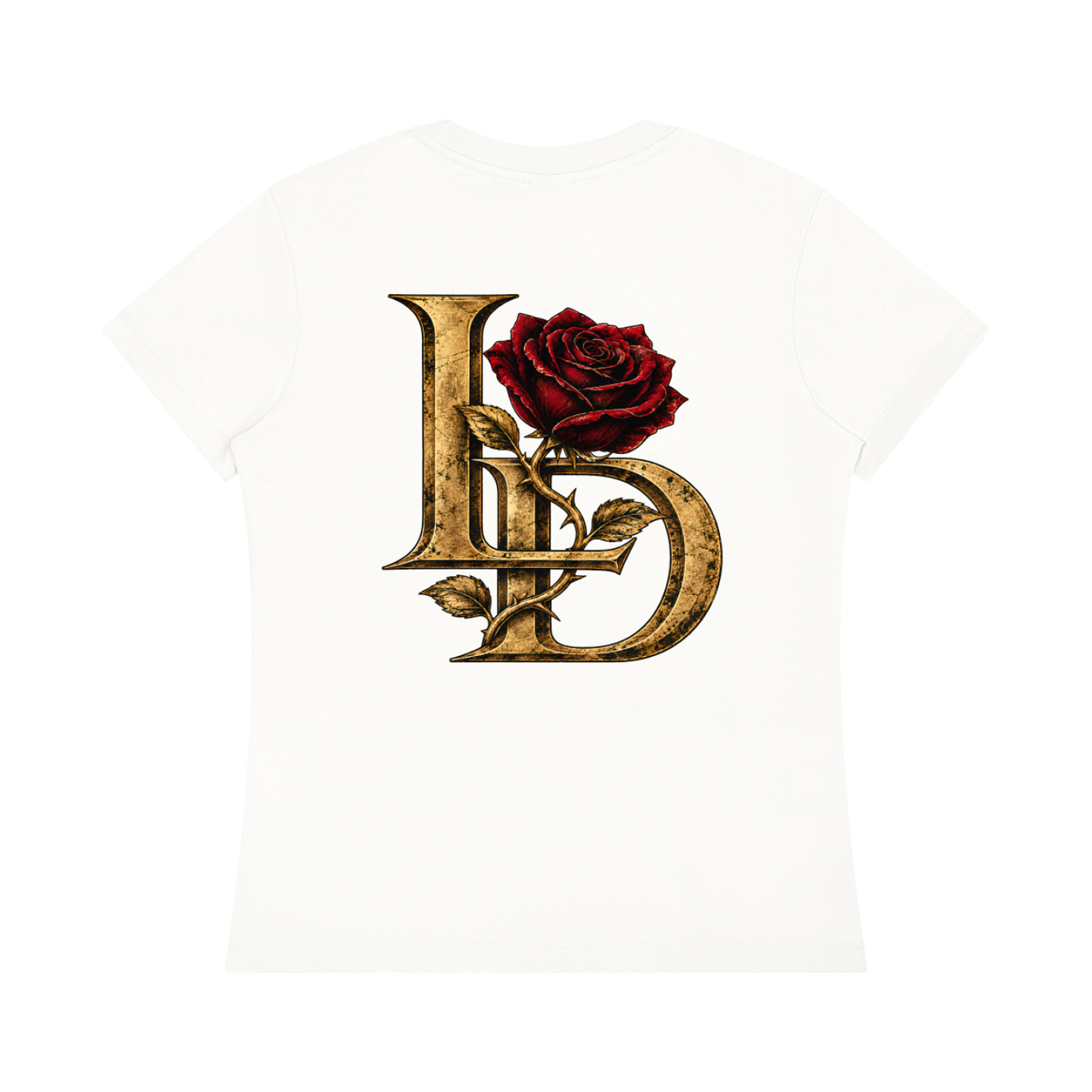 LD Rose Women’s Regular-Fit Crewneck Tee