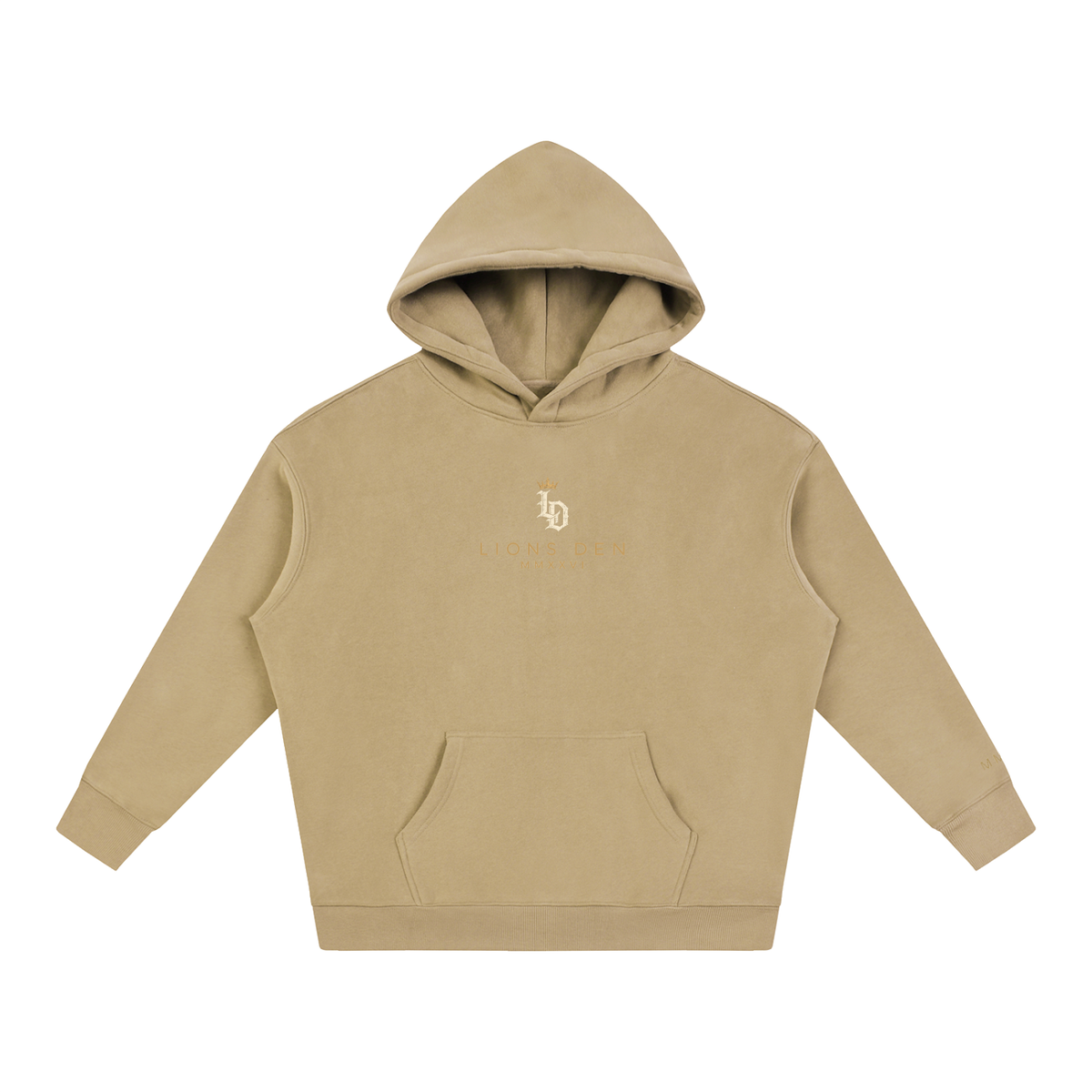Crowned Gothic LD Oversized Fleece Hoodie