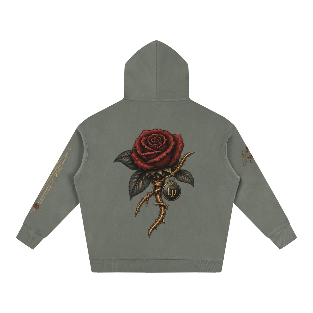 MMXXVI Crown & Rose Oversized Fleece Hoodie